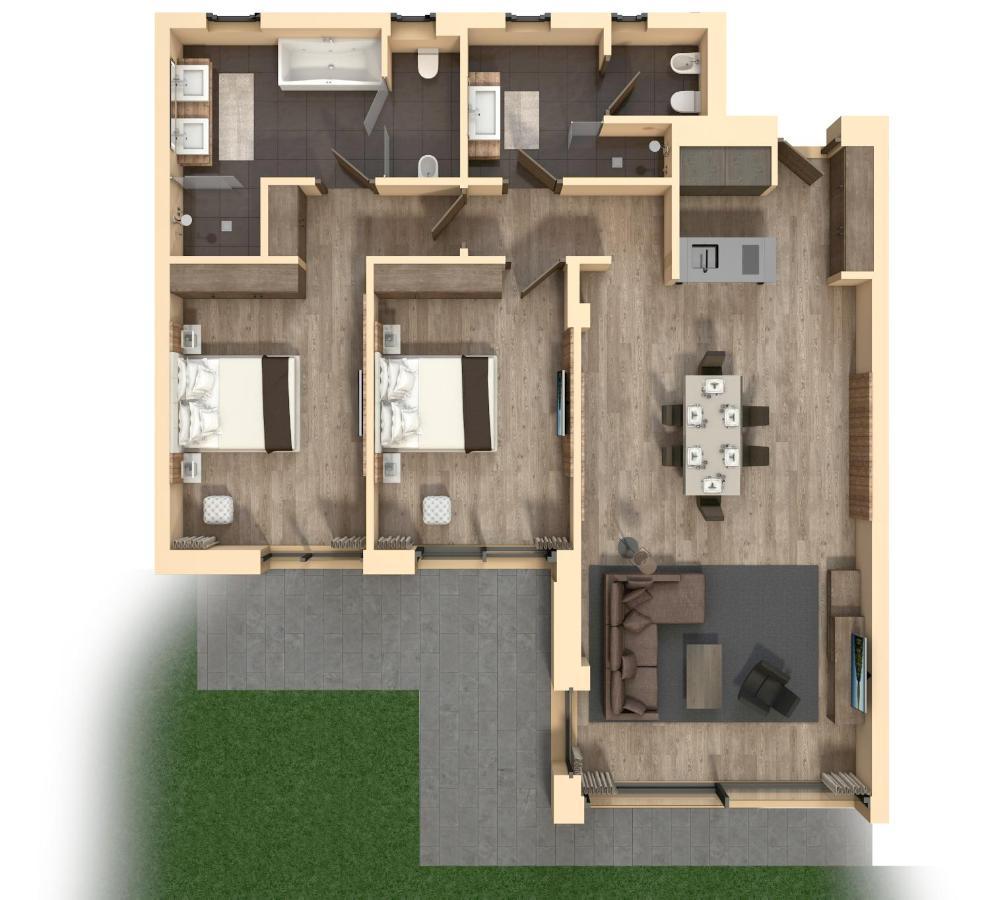Suite met 2 Slaapkamers