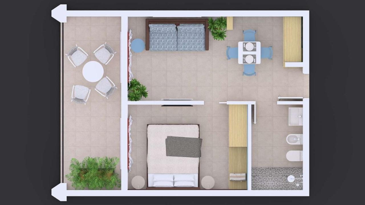 Apartament typu Junior Suite z tarasem