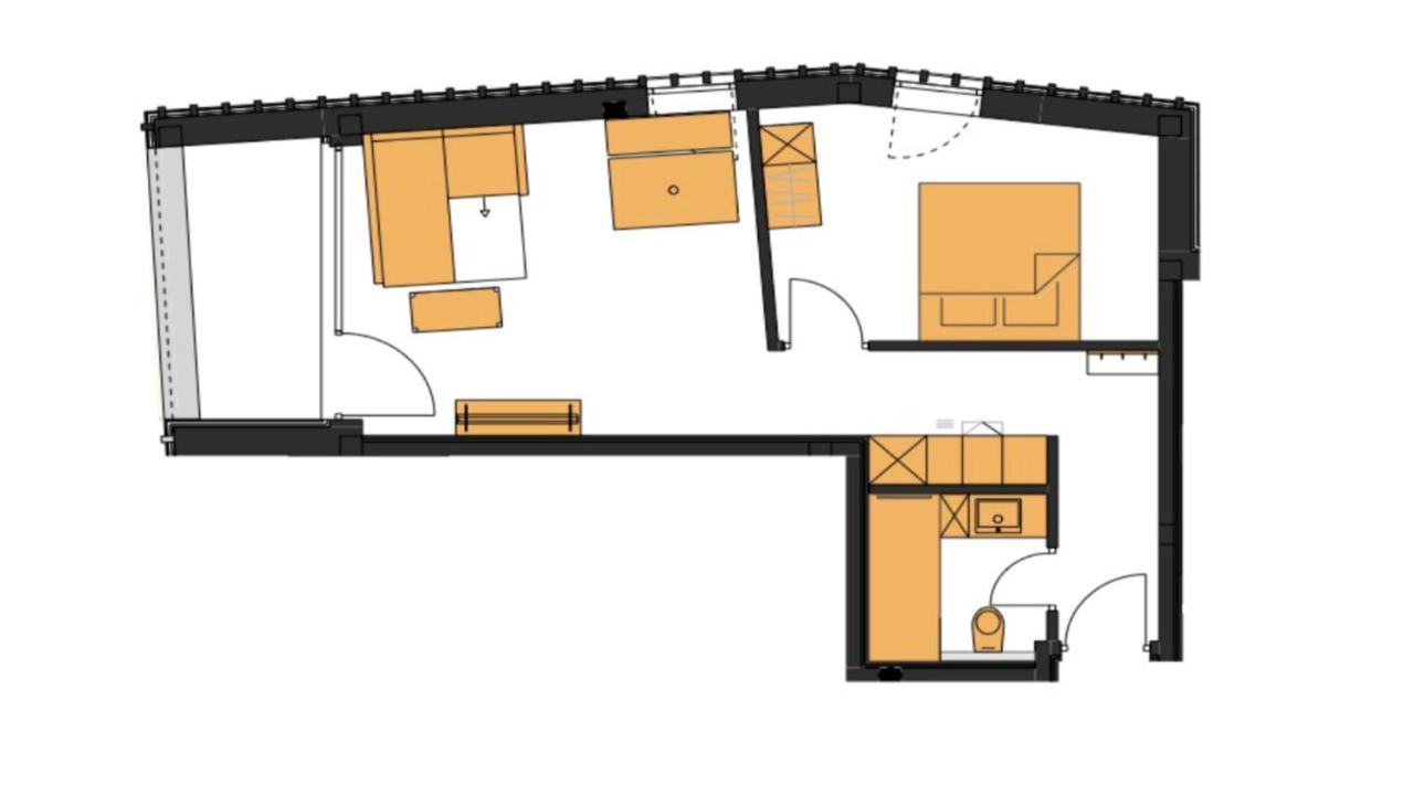 Apartment mit 1 Schlafzimmer