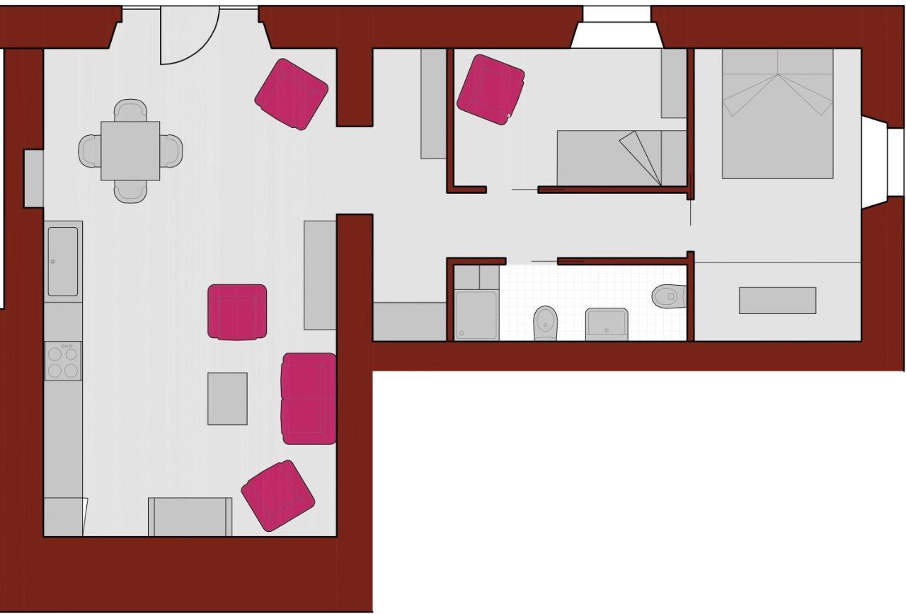 Appartamento con 2 Camere da Letto