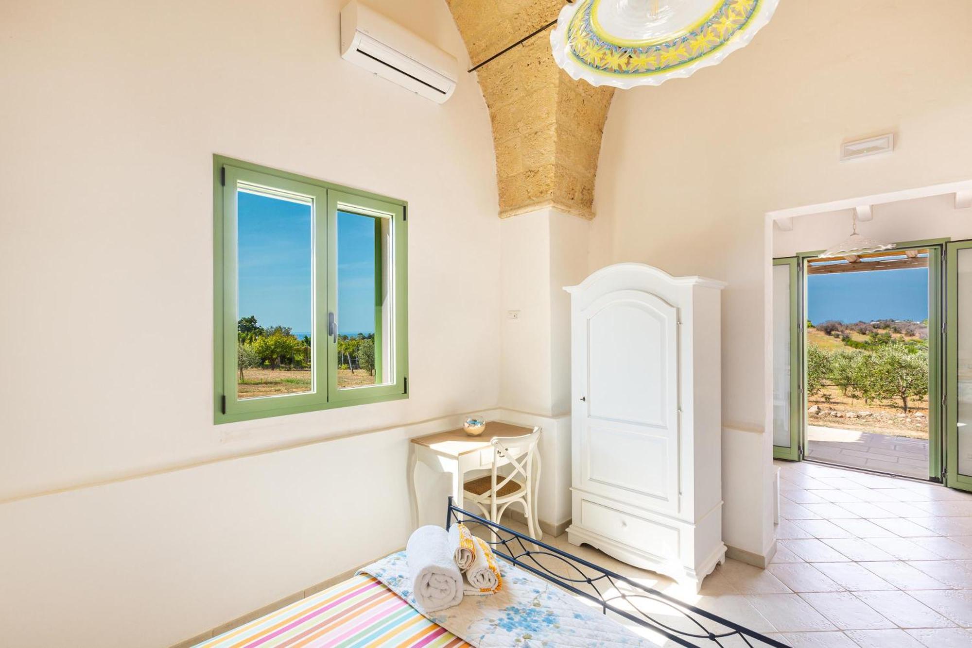 Camera Familiare con Vista Giardino