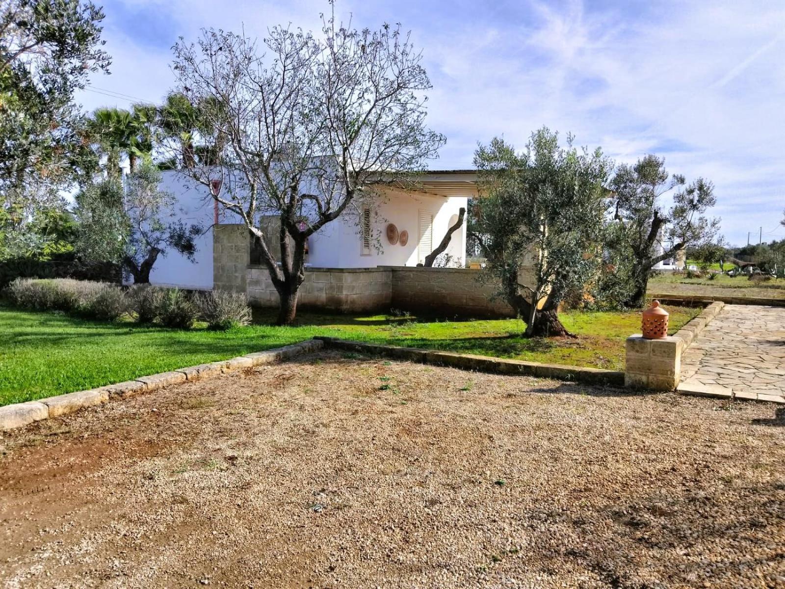 Villa mit Gartenblick