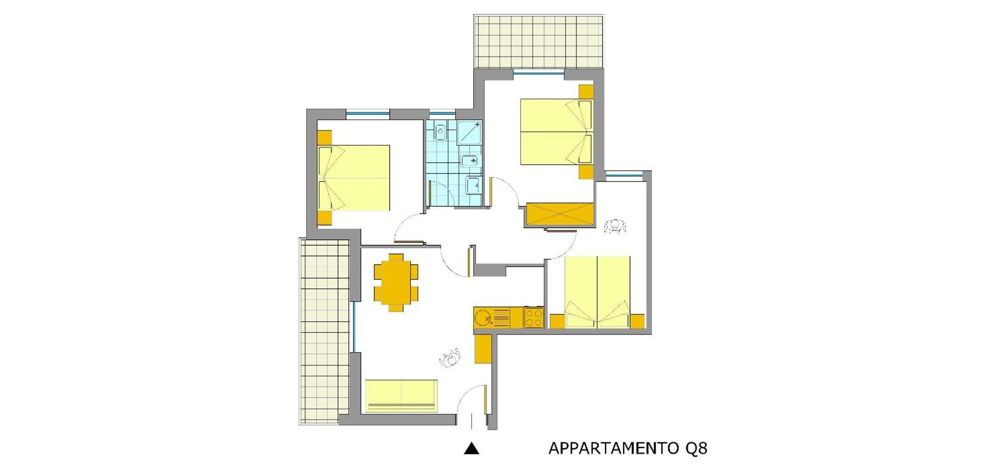 Standard Three-Bedroom Apartment
