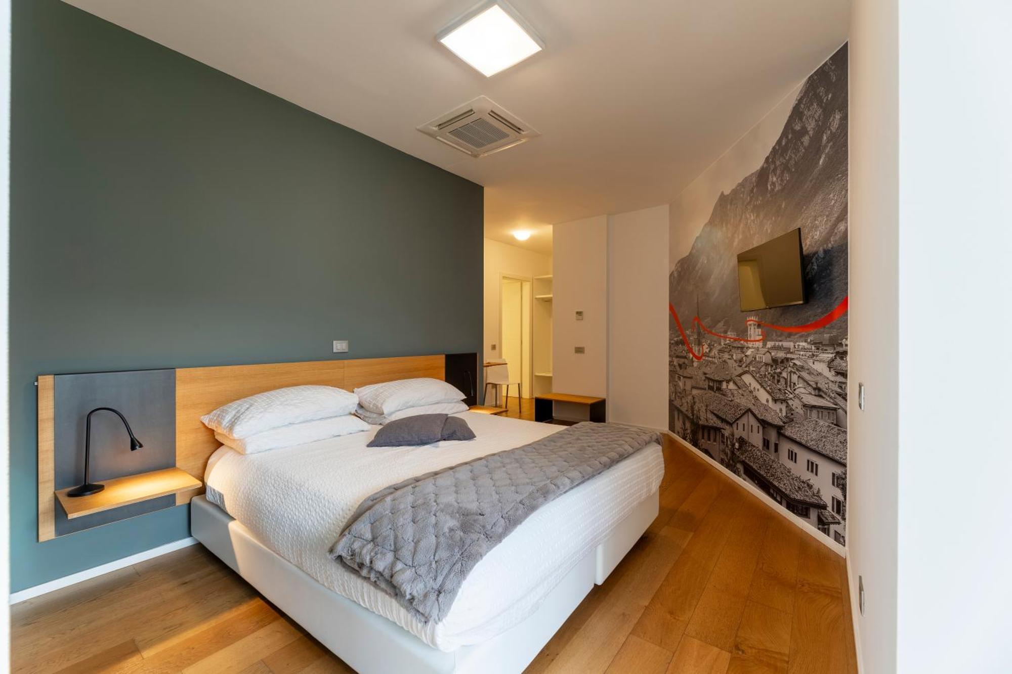 Deluxe Doppel-/Zweibettzimmer mit Zugang zum Garten