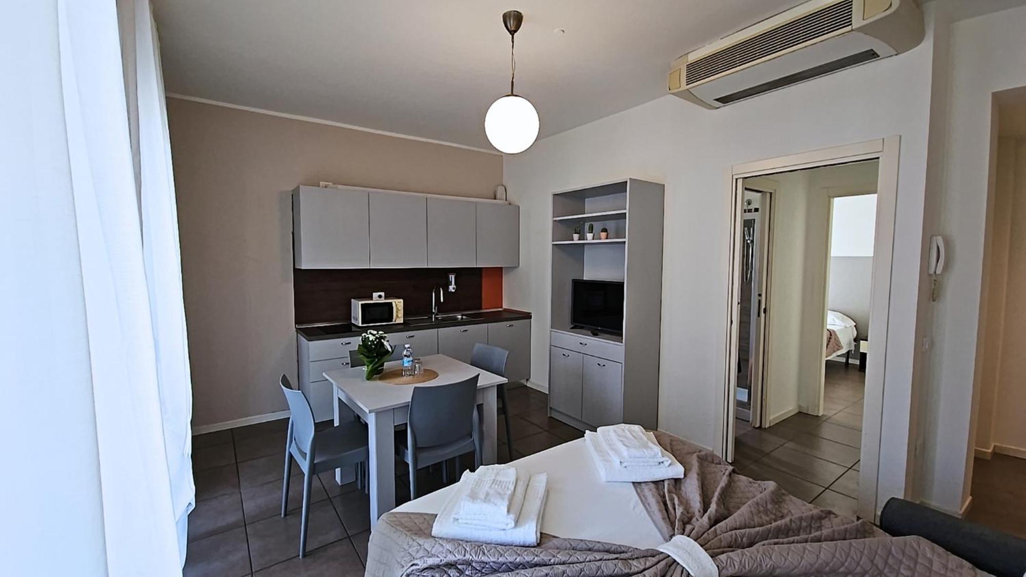 Apartament z 2 sypialniami na parterze