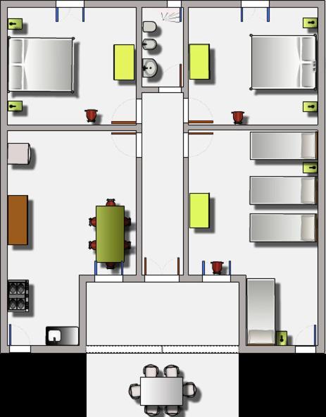 Appartamento con 3 Camere da Letto