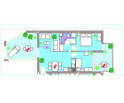 Two-Bedroom Apartment with Sea View