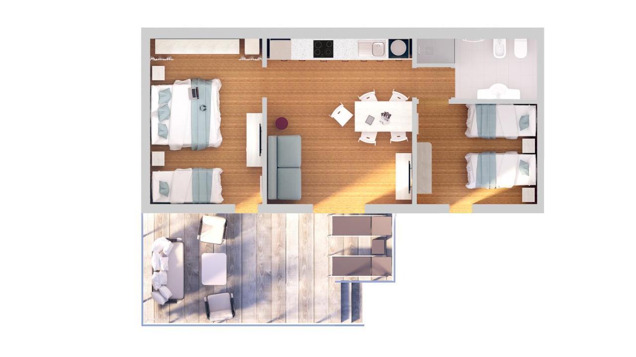 Appartement met 2 slaapkamers