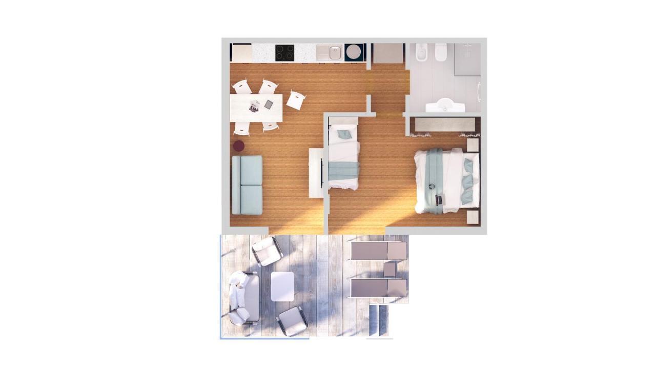 Appartement met 1 Slaapkamer